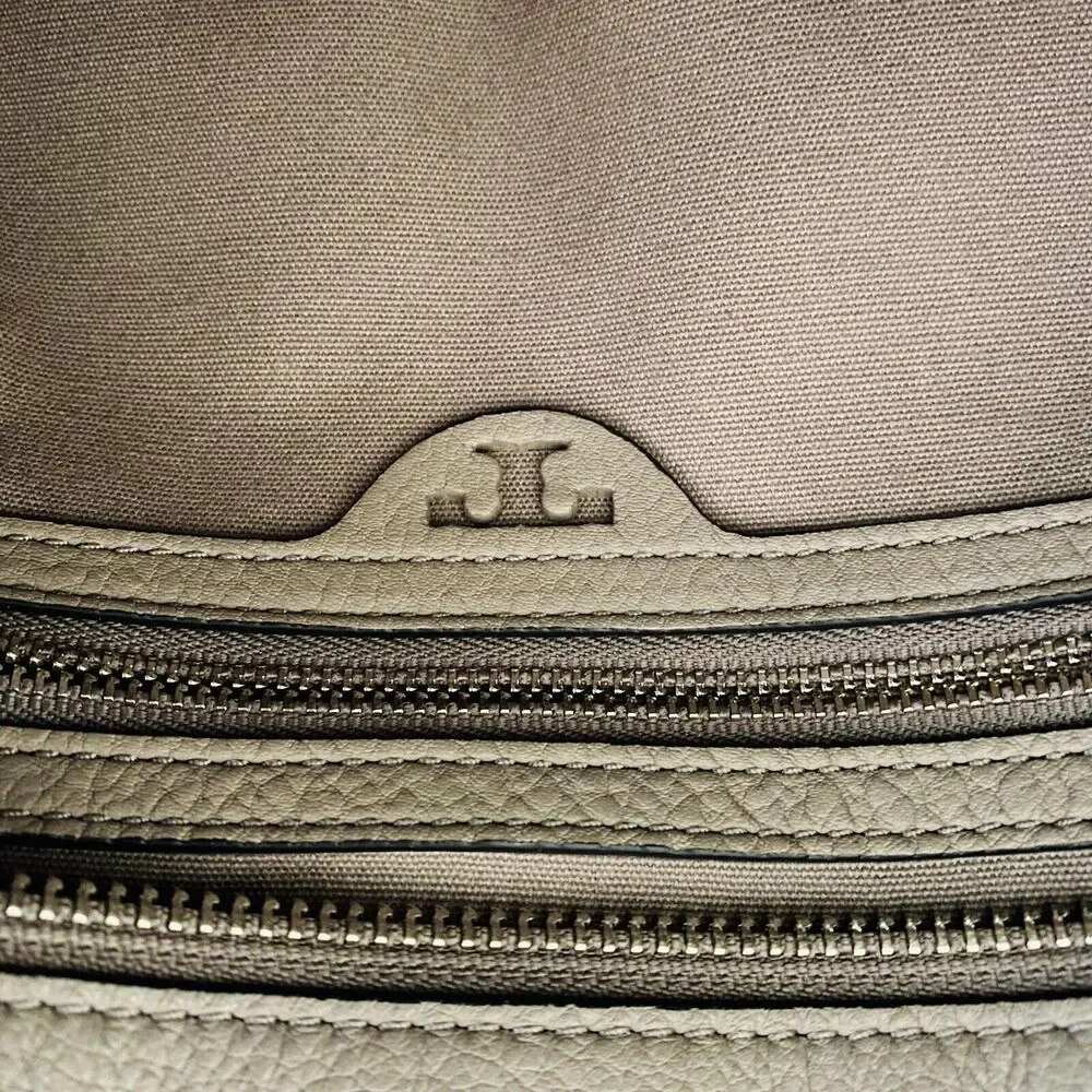 TORY BURCH Solid Tan Soft Leather Shoulder Bag
